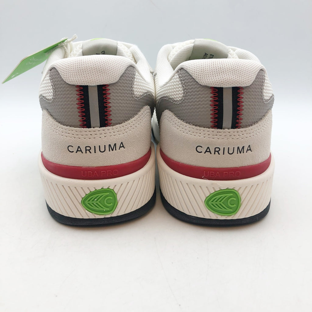 Cariuma UBA Pro Skate Mesh Sneaker Womens 8.5 Mens 7 Off White Black Red NIB