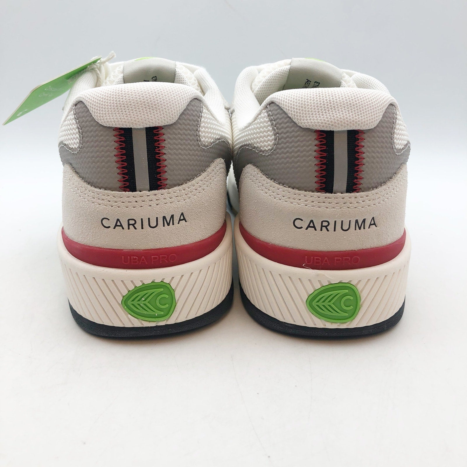 Cariuma UBA Pro Skate Mesh Sneaker Womens 8.5 Mens 7 Off White Black Red NIB