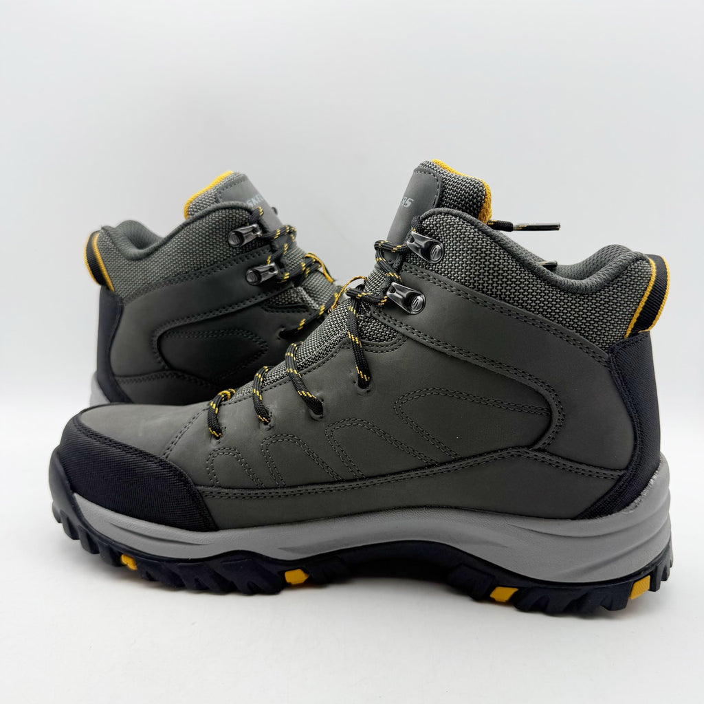 Skechers Mens Relment Daggett Hiking Boots US 9 Grey Water Repellent NIB
