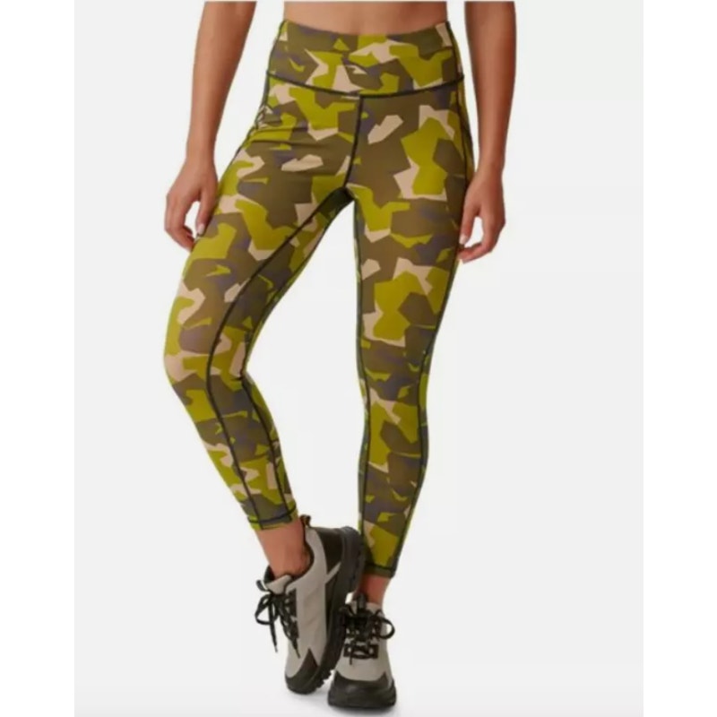 BASS OUTDOOR Womens Rover 7/8 Athletic Leggings Medium Green Camo High Waist NWT
