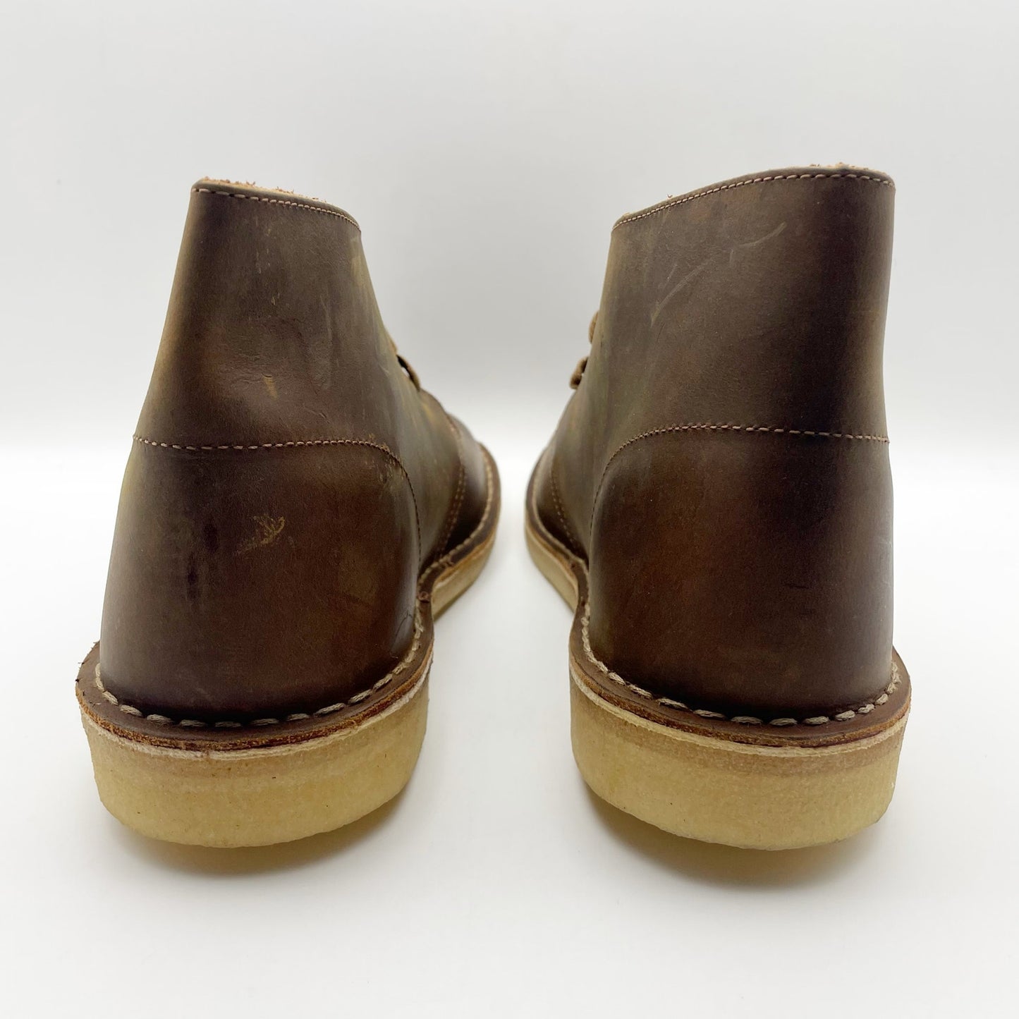 Clarks Mens Desert Round Toe Chukka Boot US 10 M EU 43 Brown Leather NIB