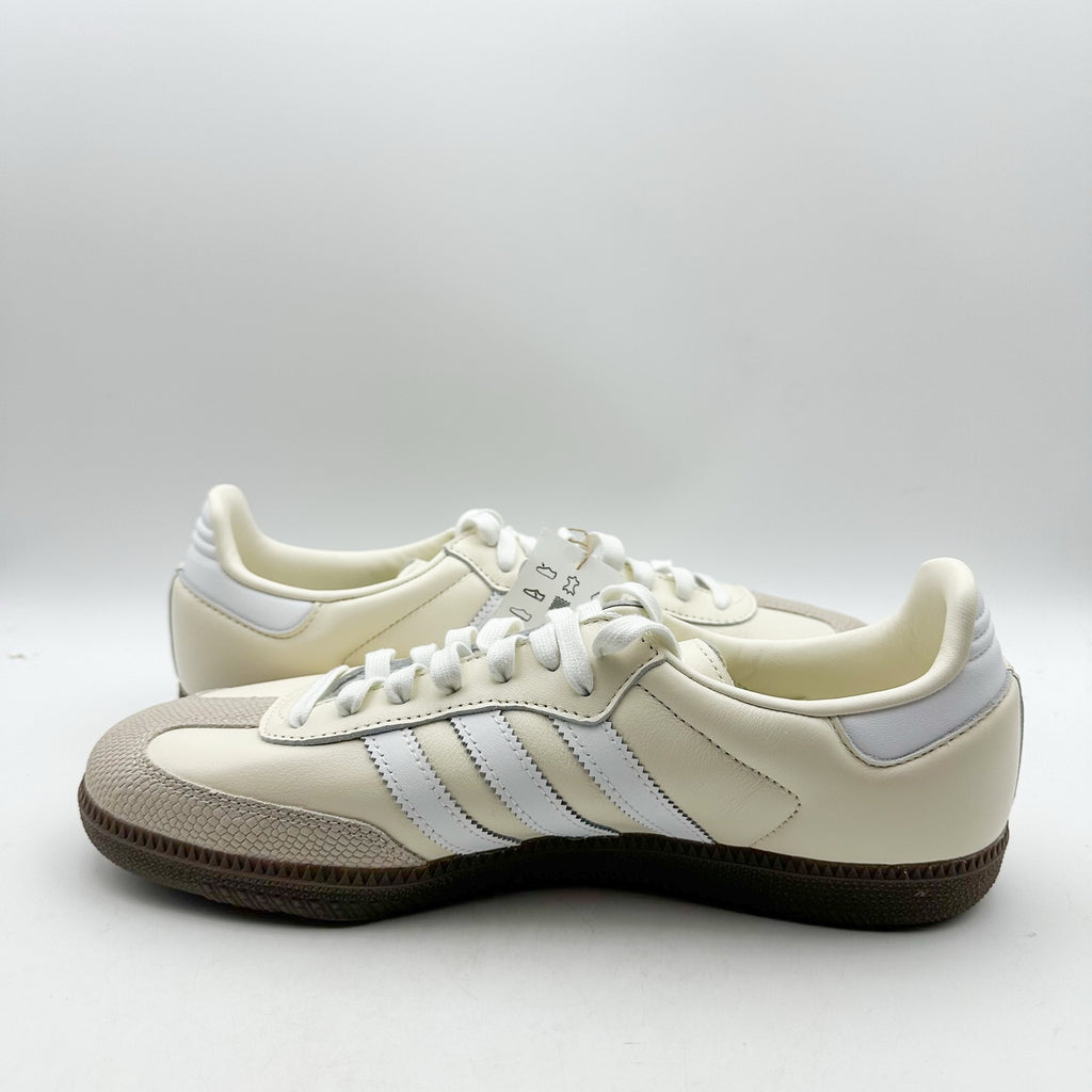 ADIDAS Womens Samba OG Wonder Alumina Sneakers Size 11 Off-White Tan NWT NWOB