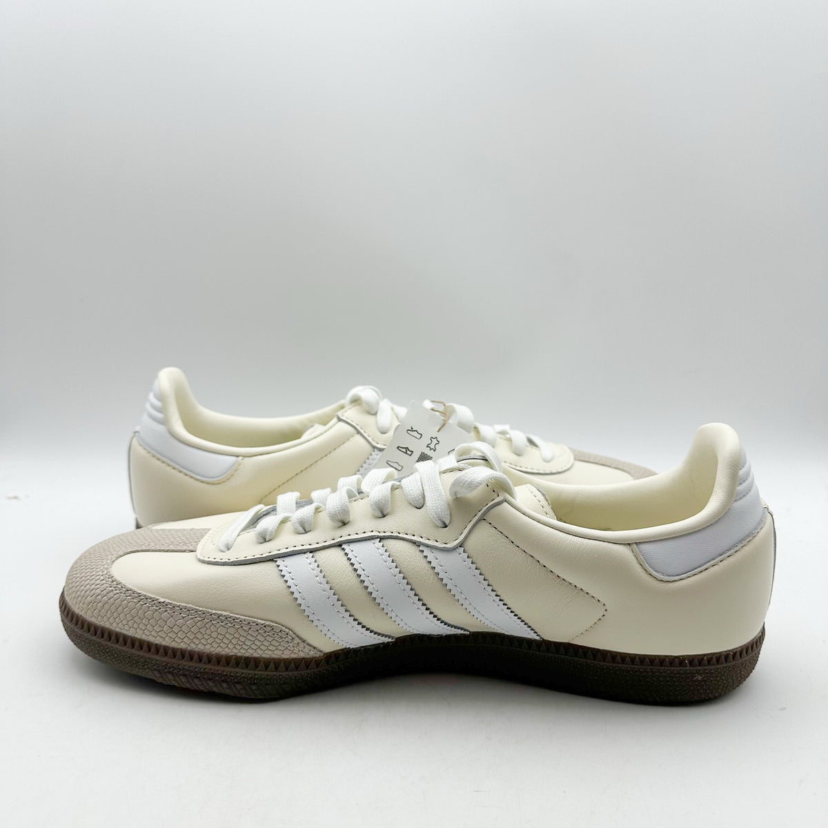 ADIDAS Womens Samba OG Wonder Alumina Sneakers Size 11 Off-White Tan NWT NWOB
