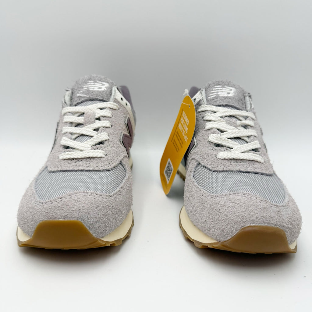 New Balance Womens 574V2 Casual Sneakers 7.5 WIDE Purple Grey Cordura NWT