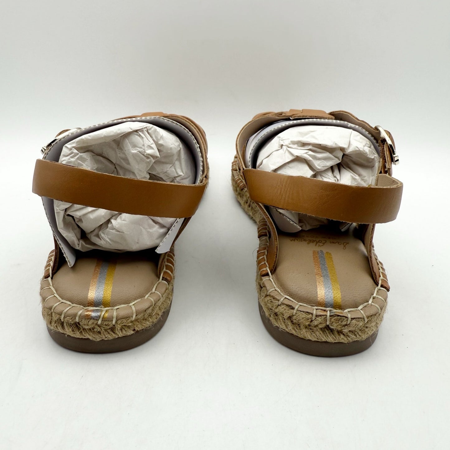 Sam Edelman Kids Kora Sandals US 4 M EU 36 Brown Leather NIB