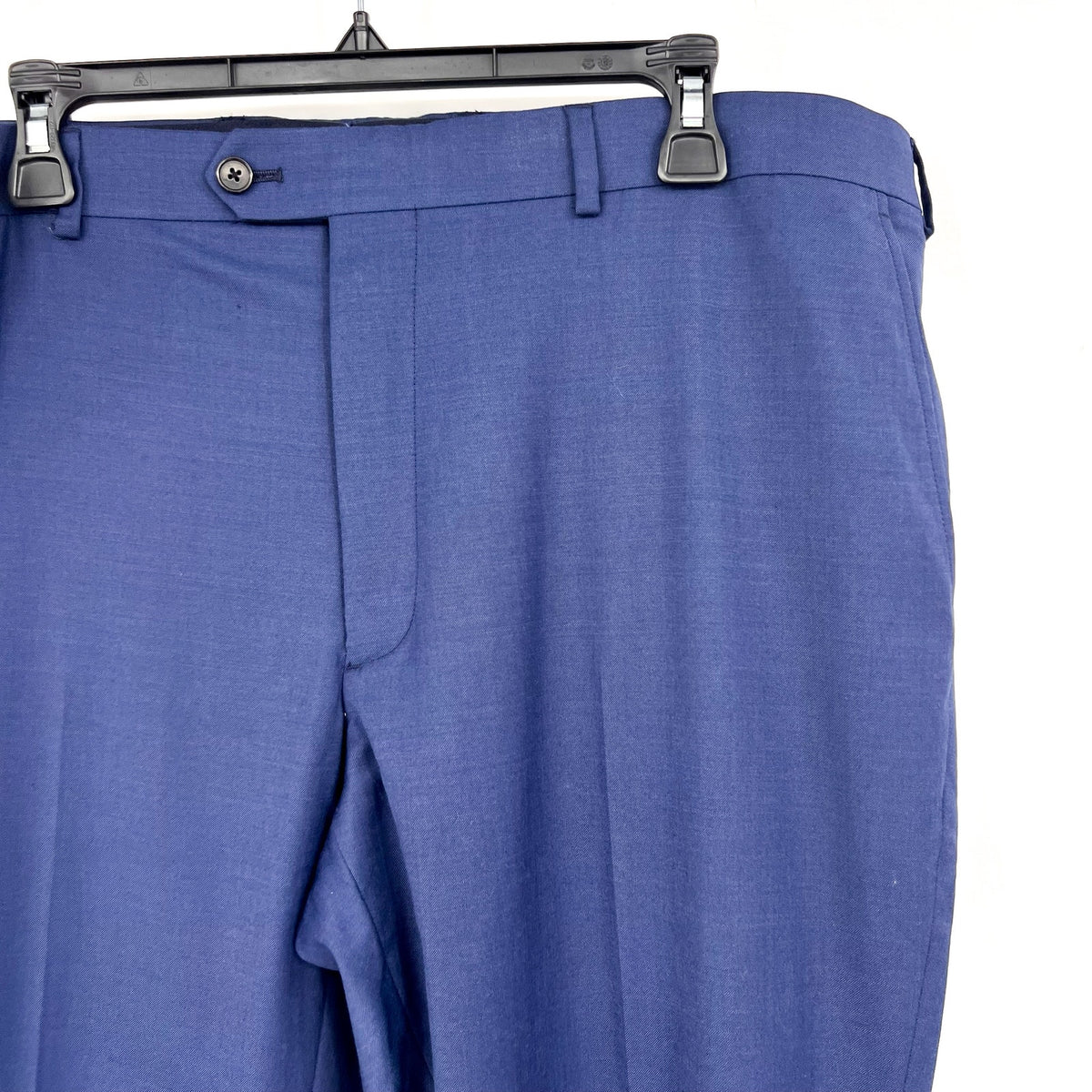 PENGUIN Men's Osman Dress Pants 40x32 Navy Blue Flat Front Wool Blend NWOT