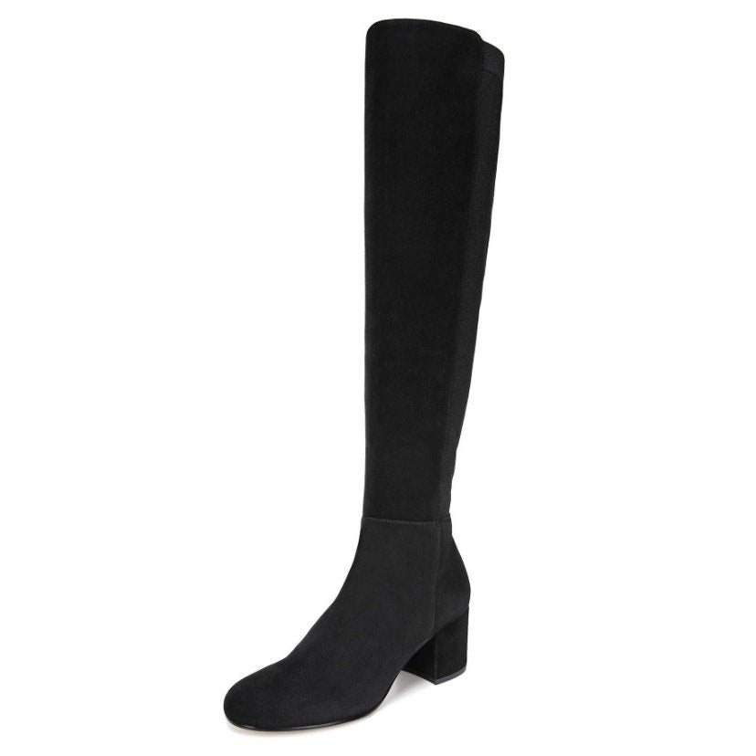 Sam Edelman Womens Valda Knee High Boots Size 6.5 M Black Suede NWOB