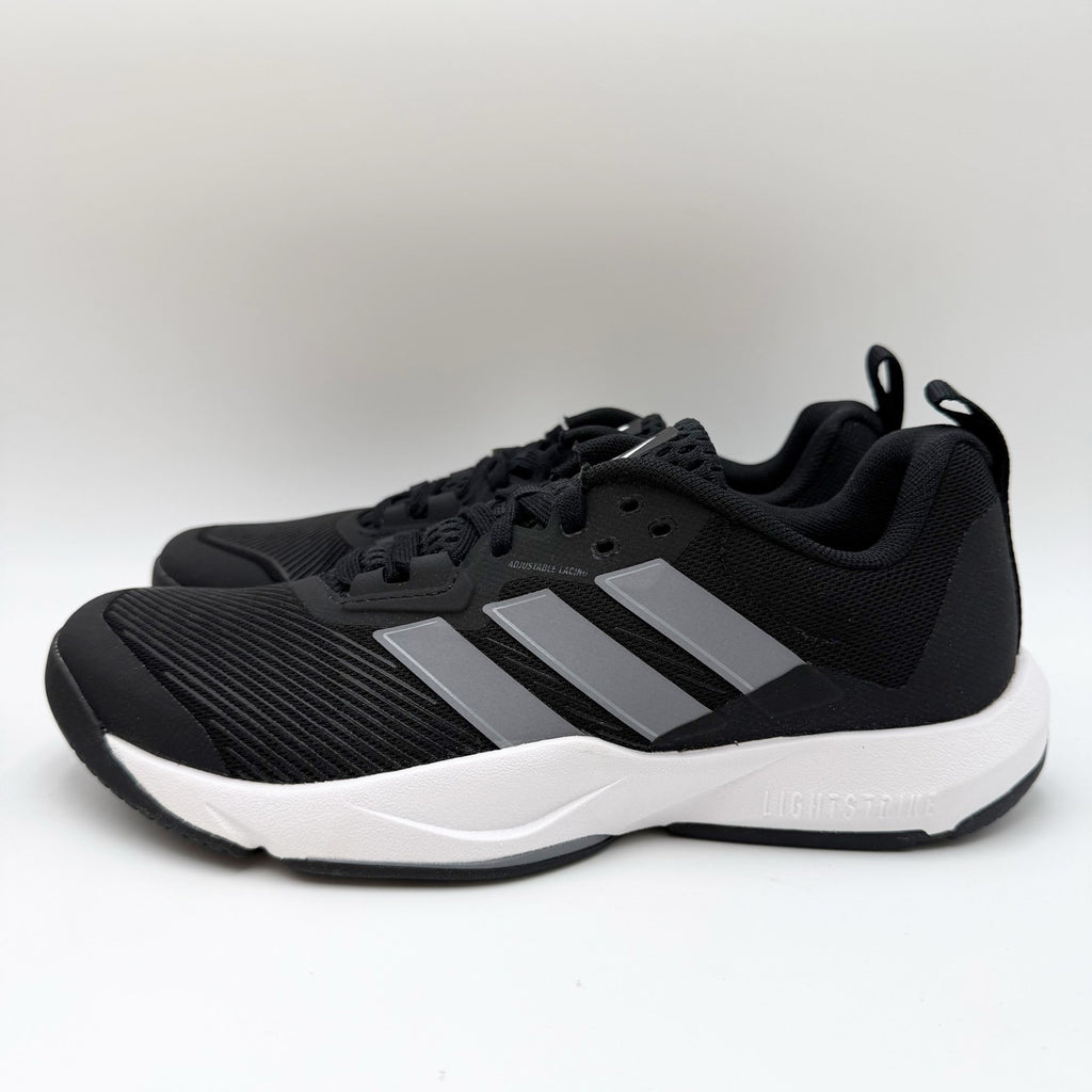 Adidas Womens Rapidmove 2 Athletic Shoes Size 10 Black White Training IH5256 NWT