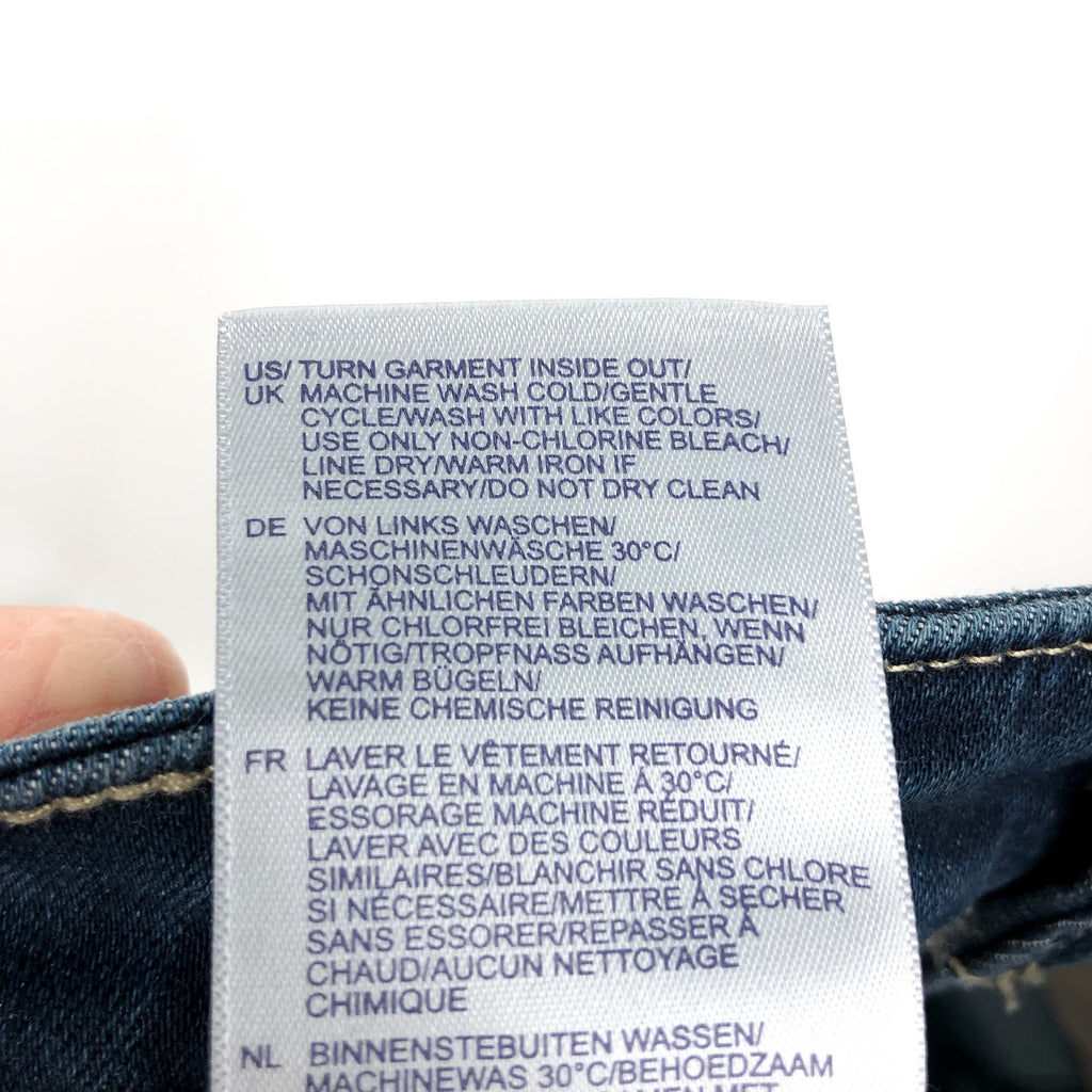NYDJ Womens Straight Ankle Jeans Size 8 Blue Wonderland Relaxed NWT