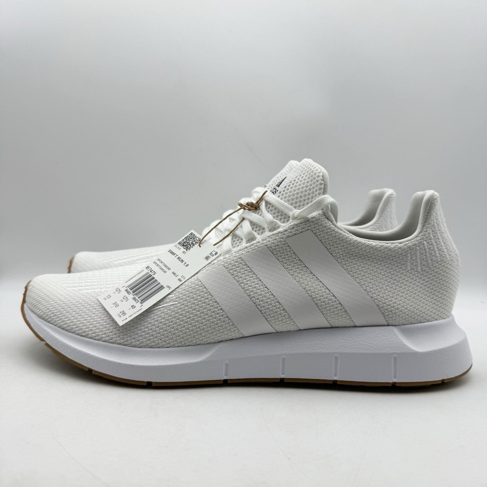 Adidas Mens Swift Run 1.0 Running Shoes US 13 White Athletic NIB