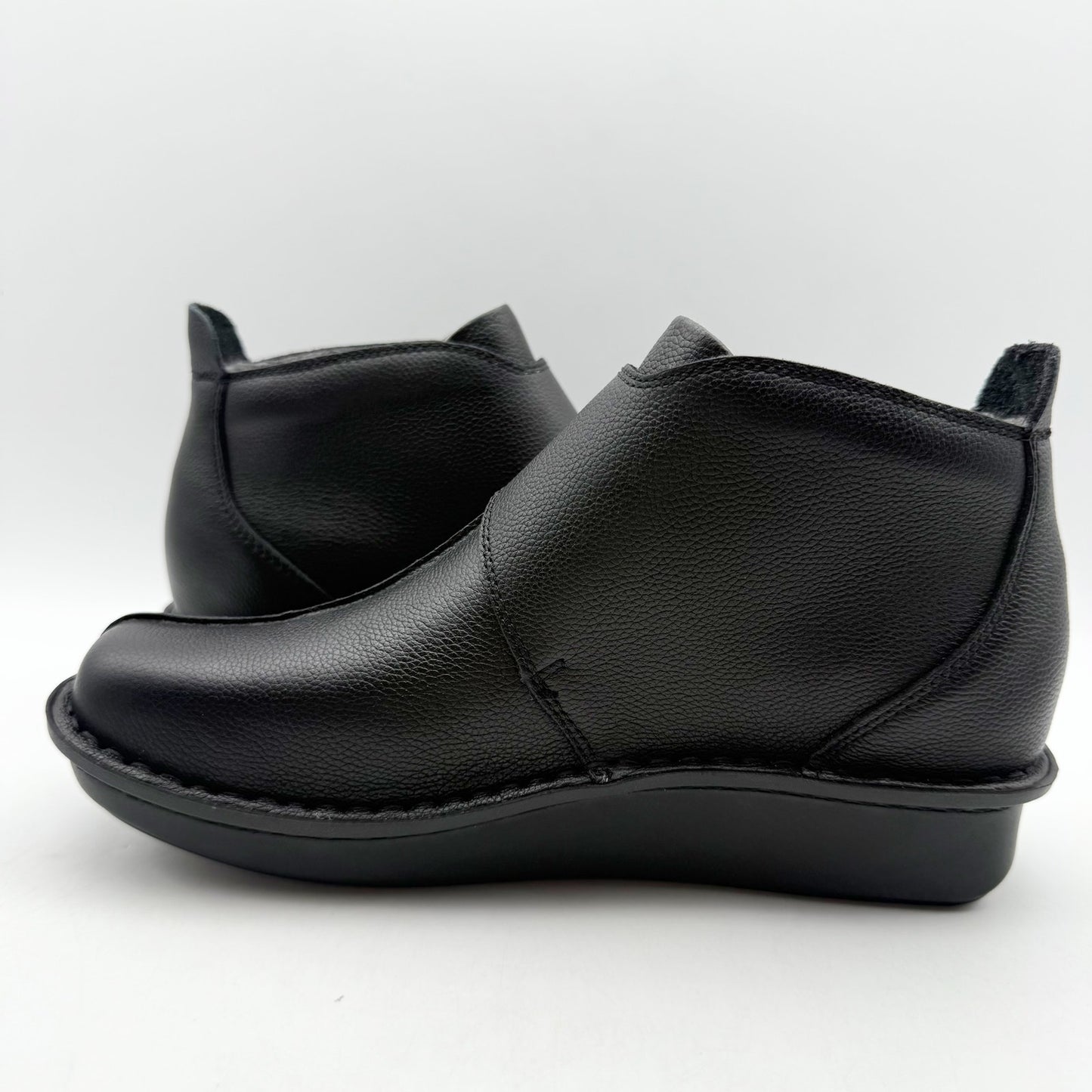 Alegria Womens Caiti Ankle Booties EU 35 US 5-5.5 Black Leather NIB