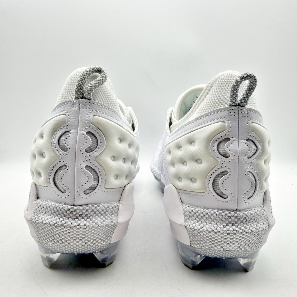 Under Armour Mens Harper 8 Elite Baseball Cleats Size 6.5 EU 39 White Grey NWOB
