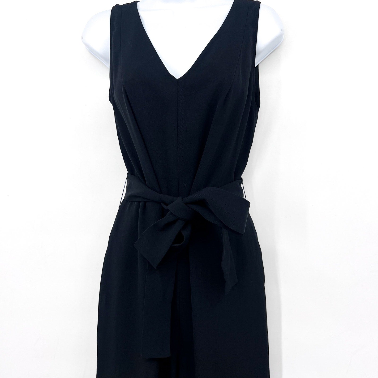EVERLANE Women's The Ultimate Jumpsuit Size 6 Black Belted Wide Leg NWT