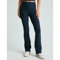 BEYOND YOGA Women's Practice Bootcut Pants Medium Navy Blue Spacedye NWT