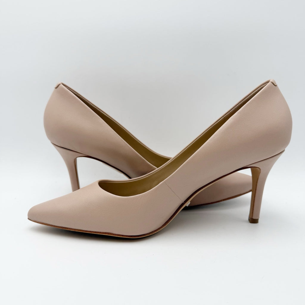 Aldo Womens Coronitiflex Pumps Size 11 M EU 42.5 Nude Bone Leather NWOB