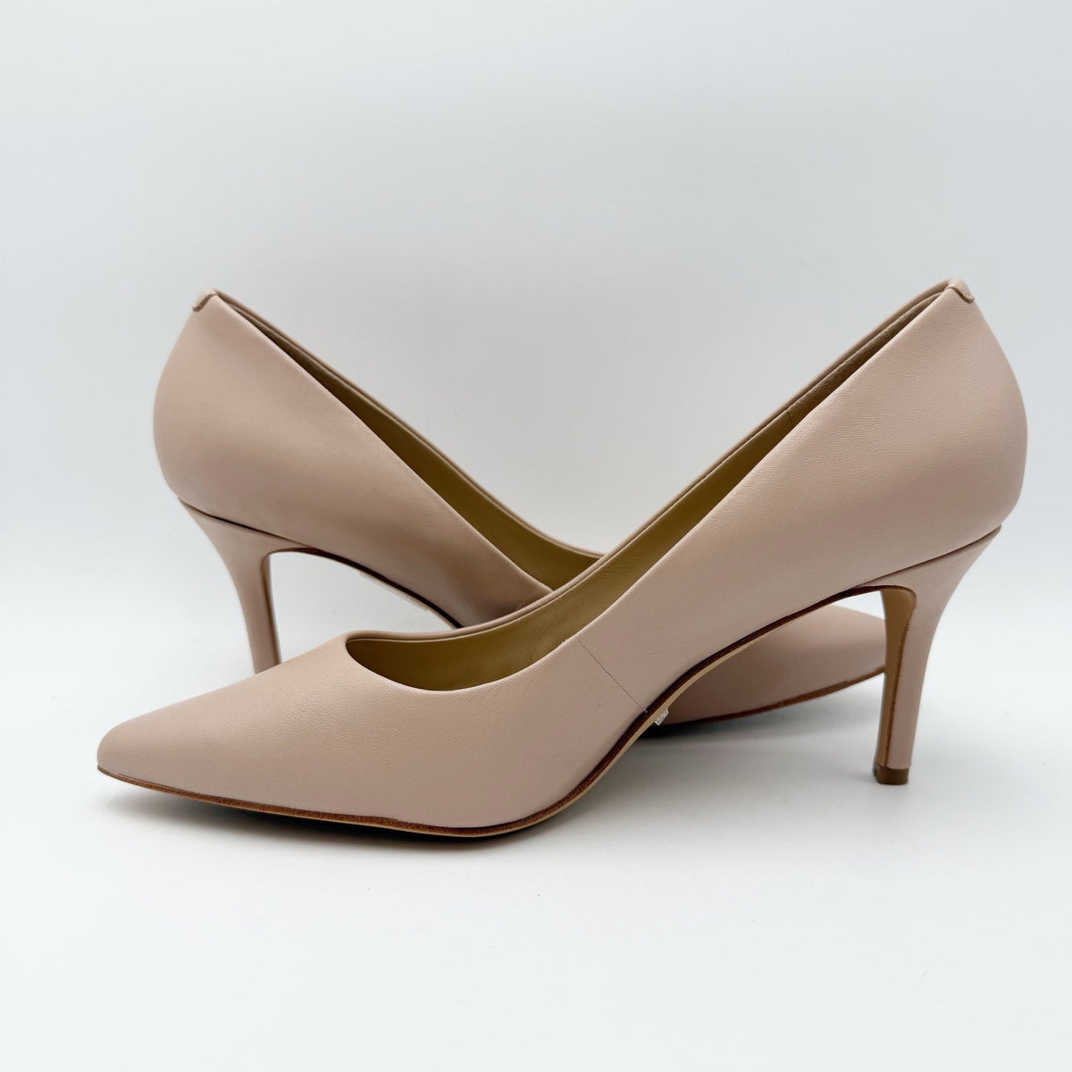 Aldo Womens Coronitiflex Pumps Size 11 M EU 42.5 Nude Bone Leather NWOB