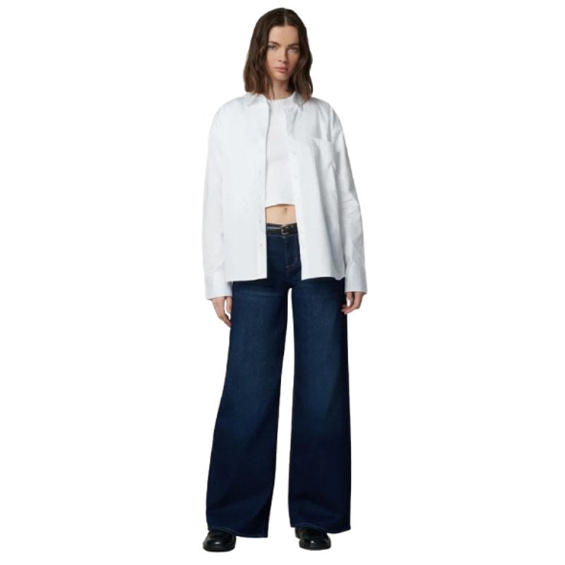 JOE'S JEANS Women's Boyfriend Button Down Shirt Medium Optic White NWT