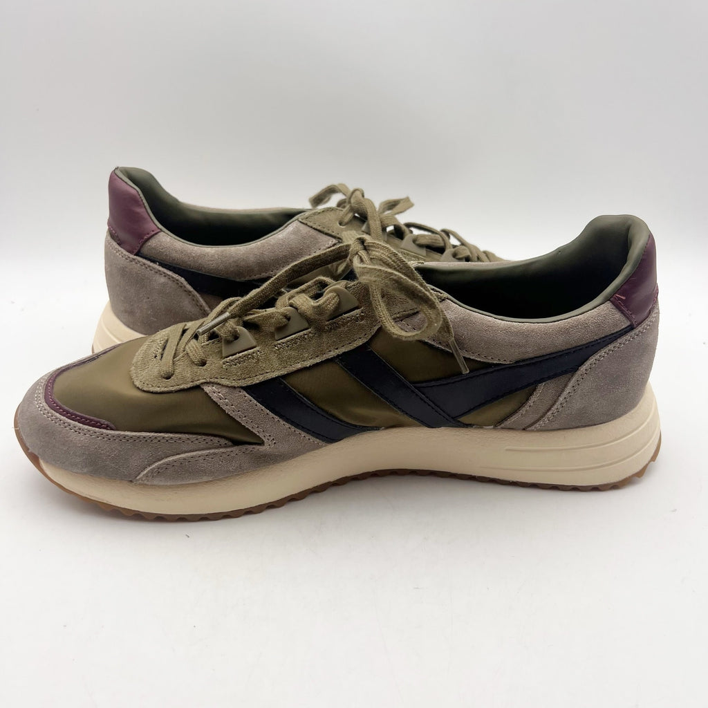 Gola Mens Chicago Casual Sneakers Size 11 EU 44 Green Taupe Suede NWOB