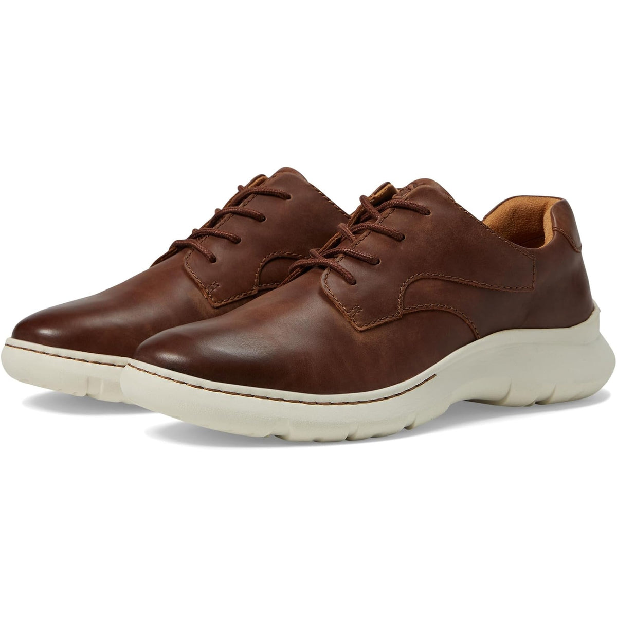 Born Mens Cornell Casual Sneakers Size 9.5 Brown Full Grain Leather Lace Up NIB
