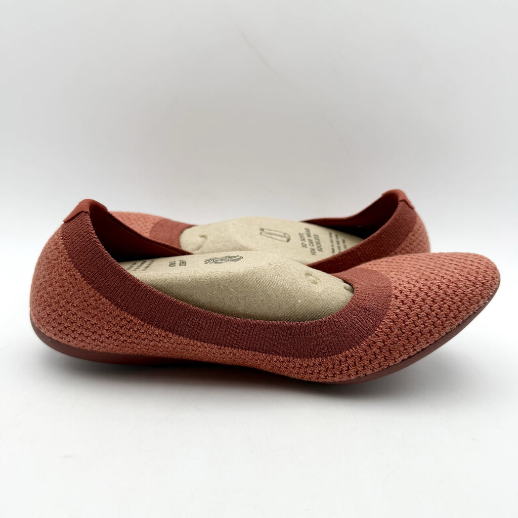 Allbirds Womens Tree Breezer Flats US 5 EU 35 Maroon Red Slip On NIB
