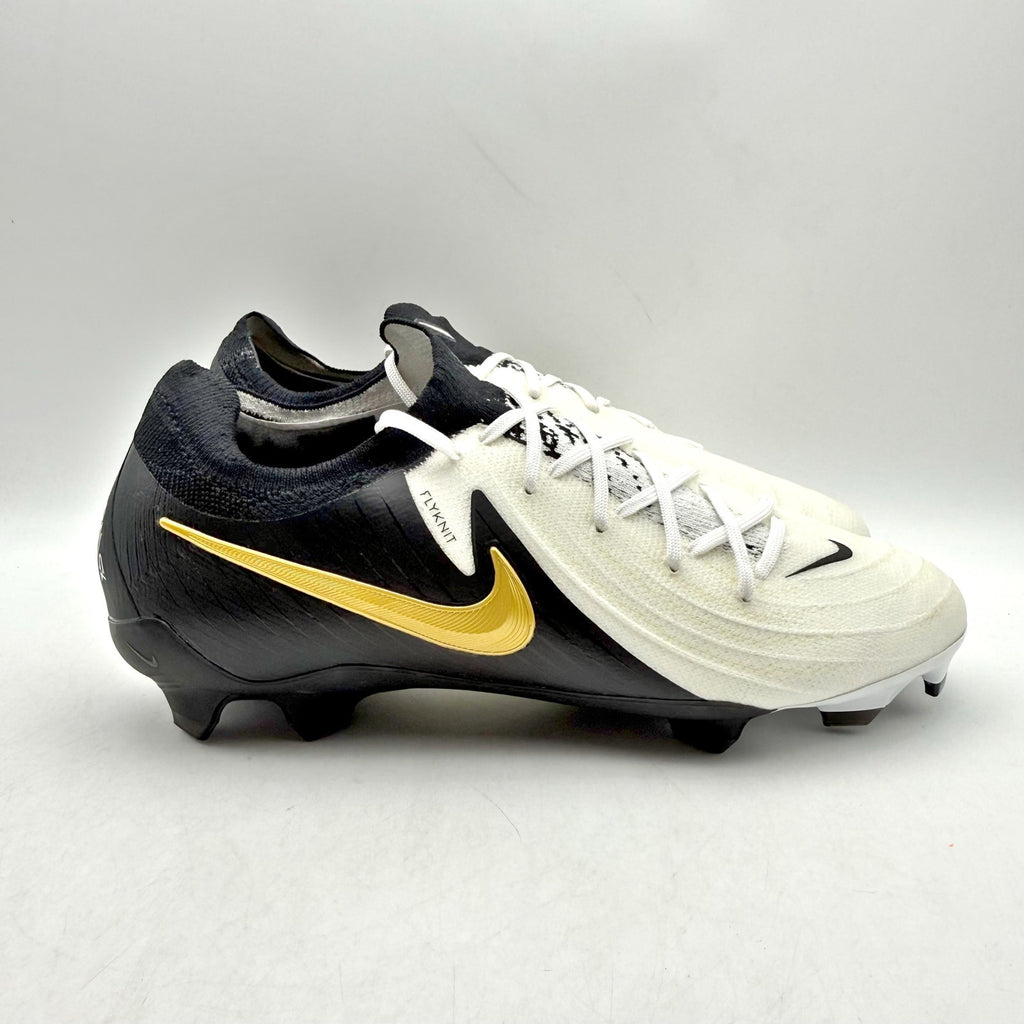 Nike Mens Phantom GX II Pro FG Soccer Cleats US 7.5 Black White FJ2563-100 NWOB