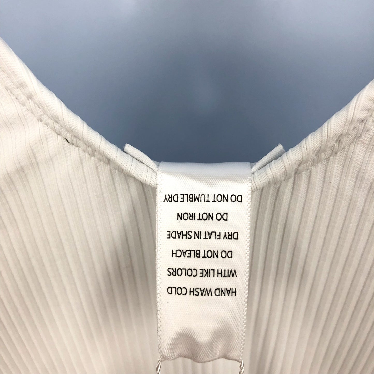 ANDIE SWIM Laguna Ribbed One Piece Swimsuit White XS Tall US 0-2