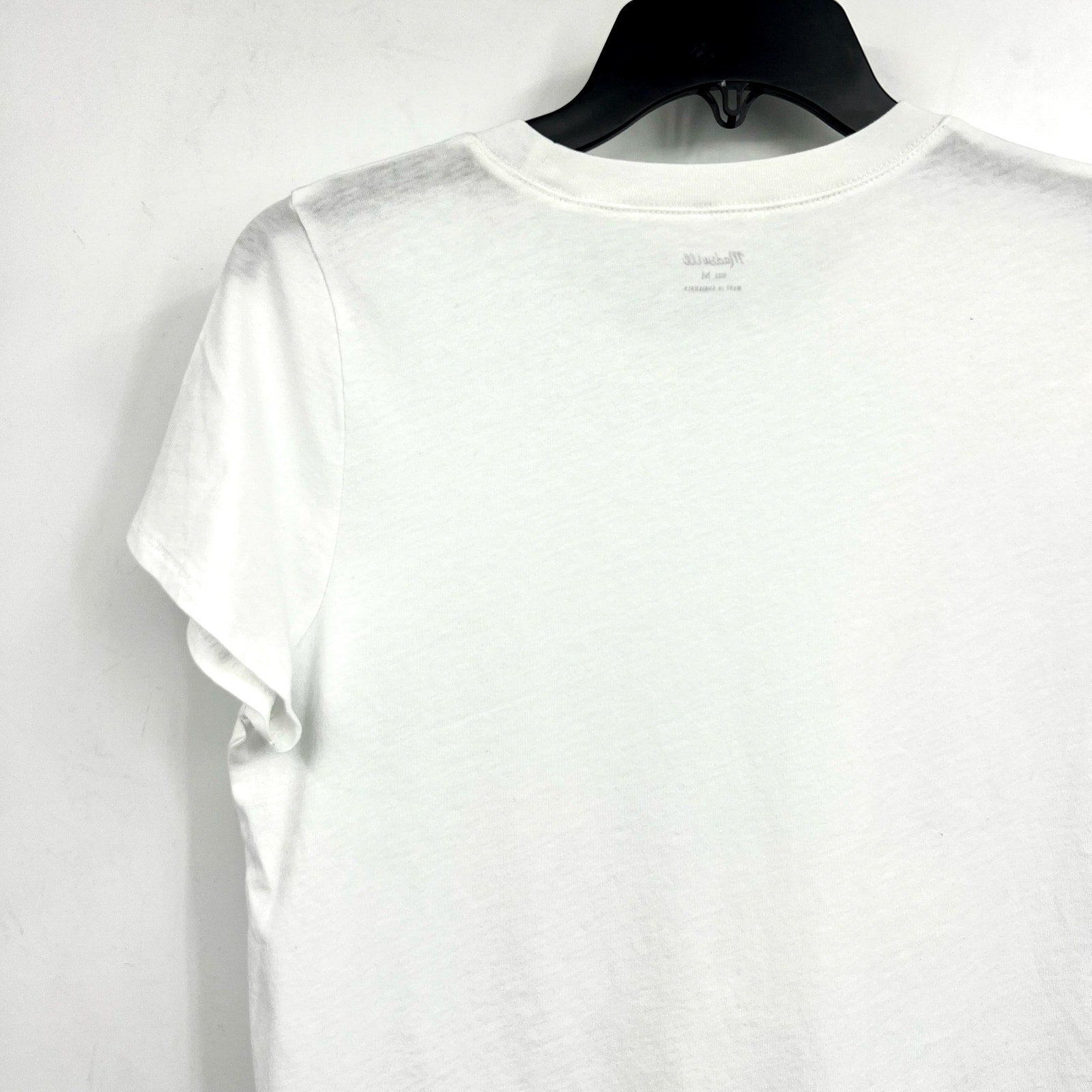 MADEWELL Women's Northside Vintage Tee Medium White Chalk Short Sleeve J8526 NWT
