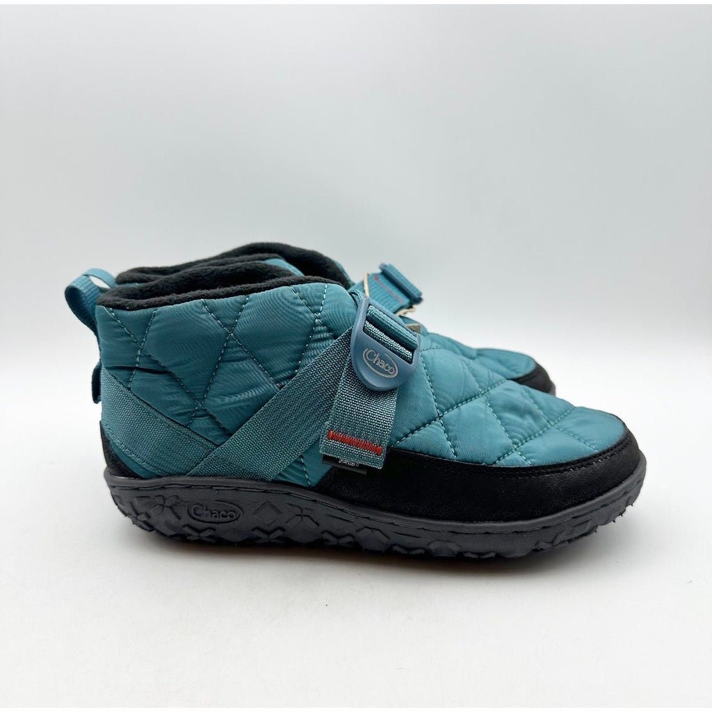 CHACO Kids Ramble Puff Booties Size 5 EU 36 Glacier Blue Water Resistant NWOB