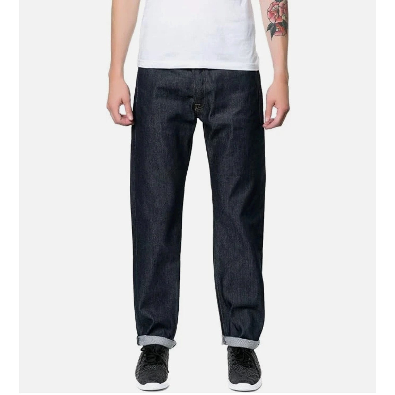 LEVI'S Men's 501 Original Shrink-to-fit Jeans 32x34 Dark Wash No Stretch NWT
