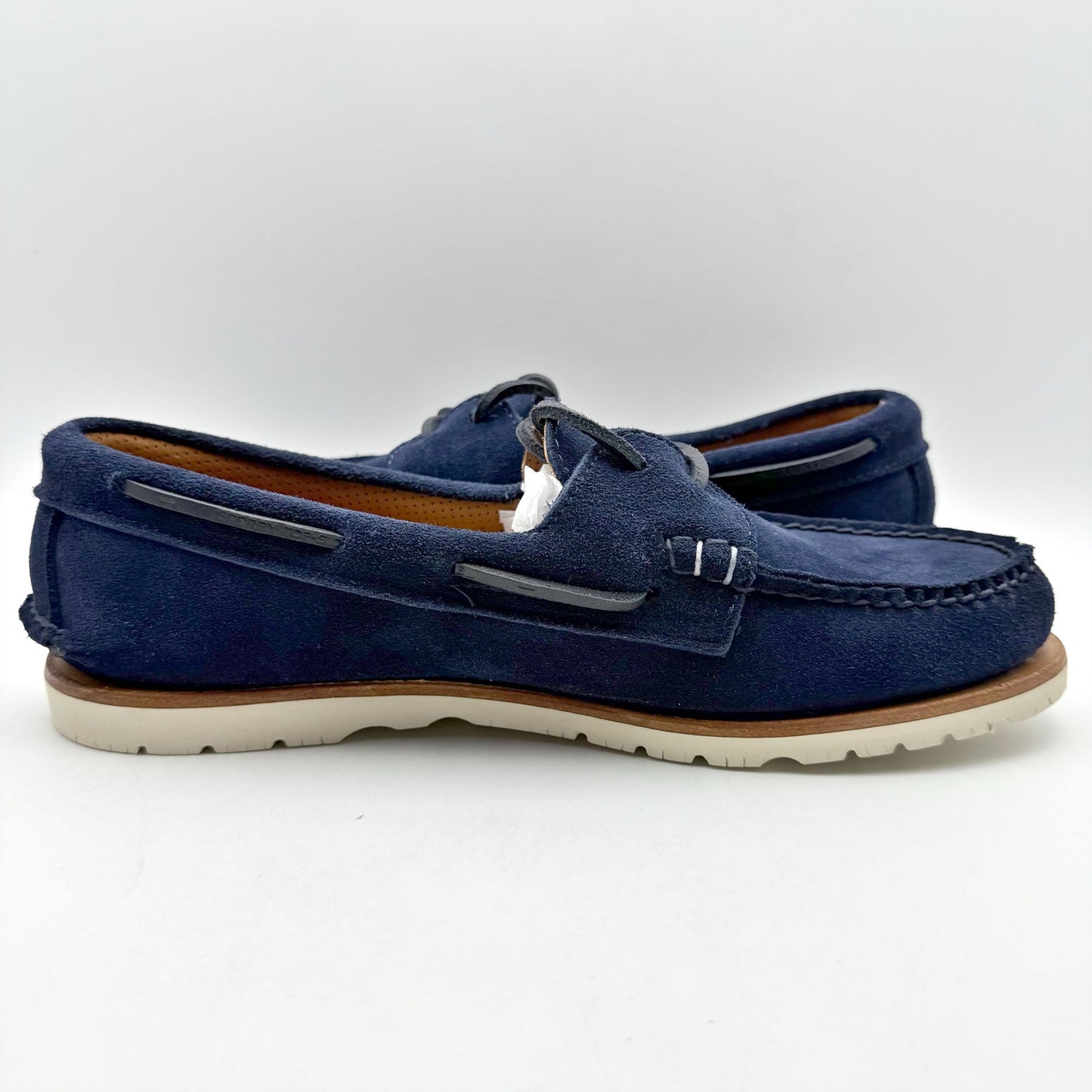 Sperry Mens X Sunspel Authentic Original Boat Shoe US 10 EU 43 Navy Suede NWOB
