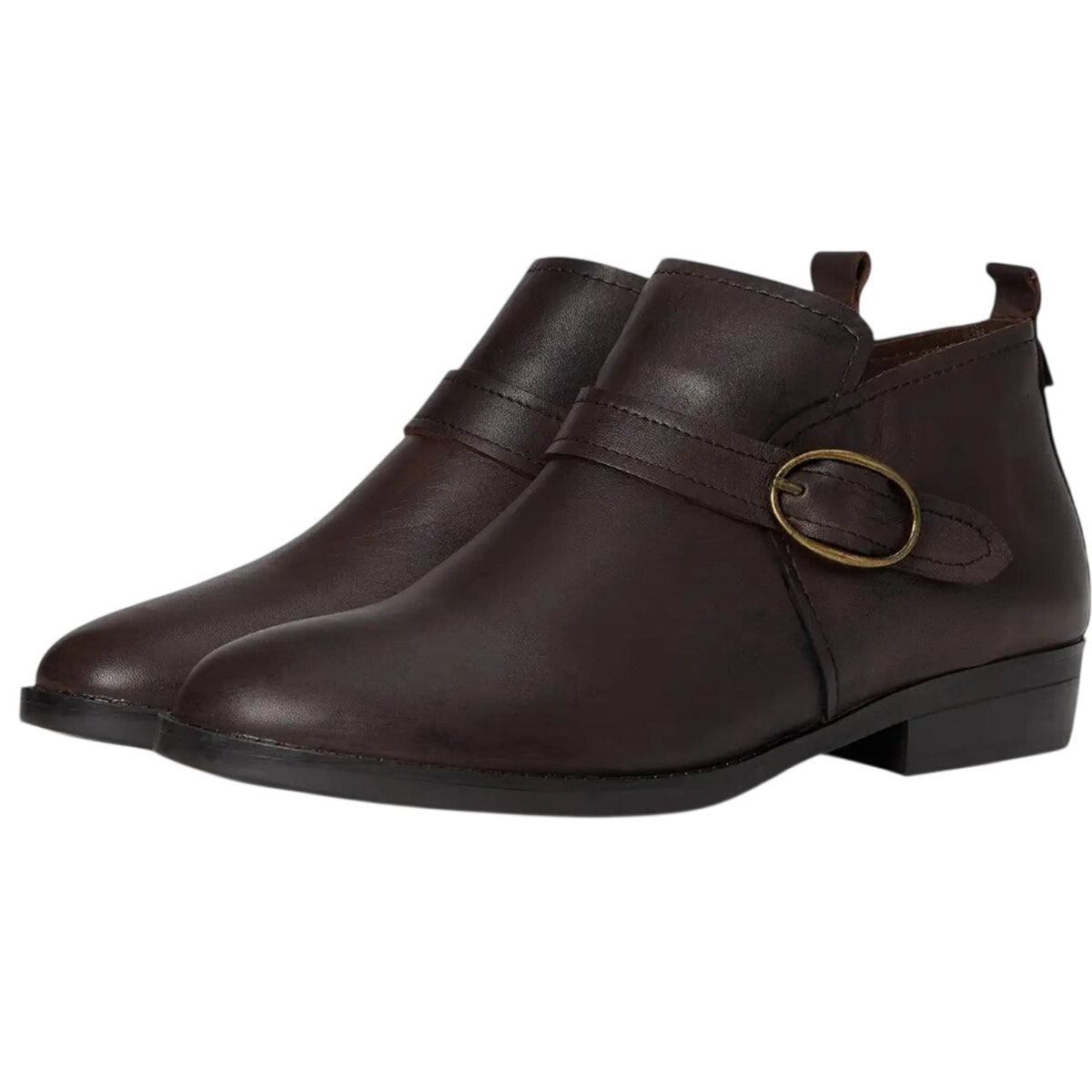 David Tate Womens Maverick Ankle Booties Size 9 Wide Brown Leather Boots NIB