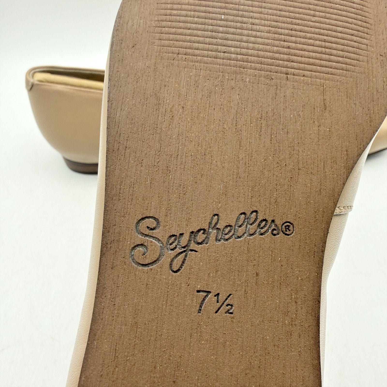 Seychelles Womens Little Things Flats Size 7.5 EU 38 Beige Tan Leather NWOB