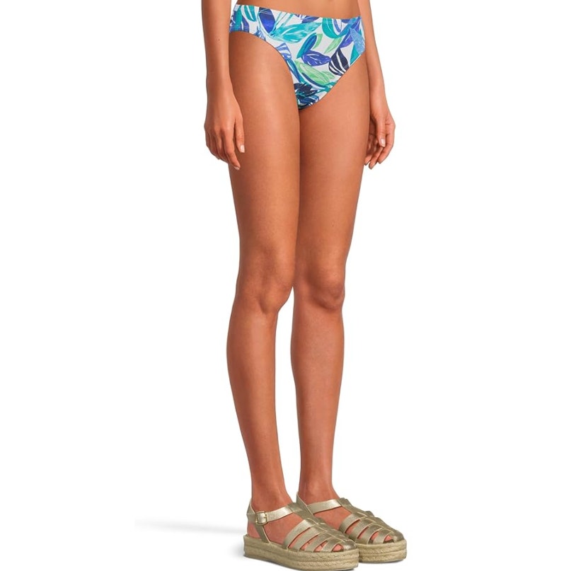TOMMY BAHAMA Marina Hipster Bikini Bottom Small Beach Glass Blue Island Cays NWT