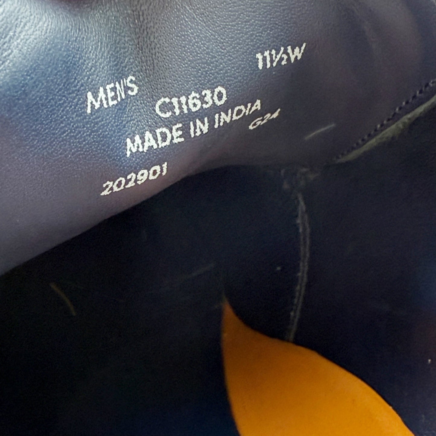 Cole Haan Mens Lenox Hill Cap Oxford Shoes US 11.5 Wide Black Leather NIB