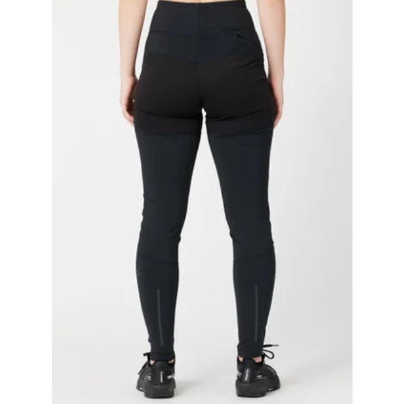 CRAFT Women's ADV Essence Wind Leggings Large Black Reflective Windproof NWT
