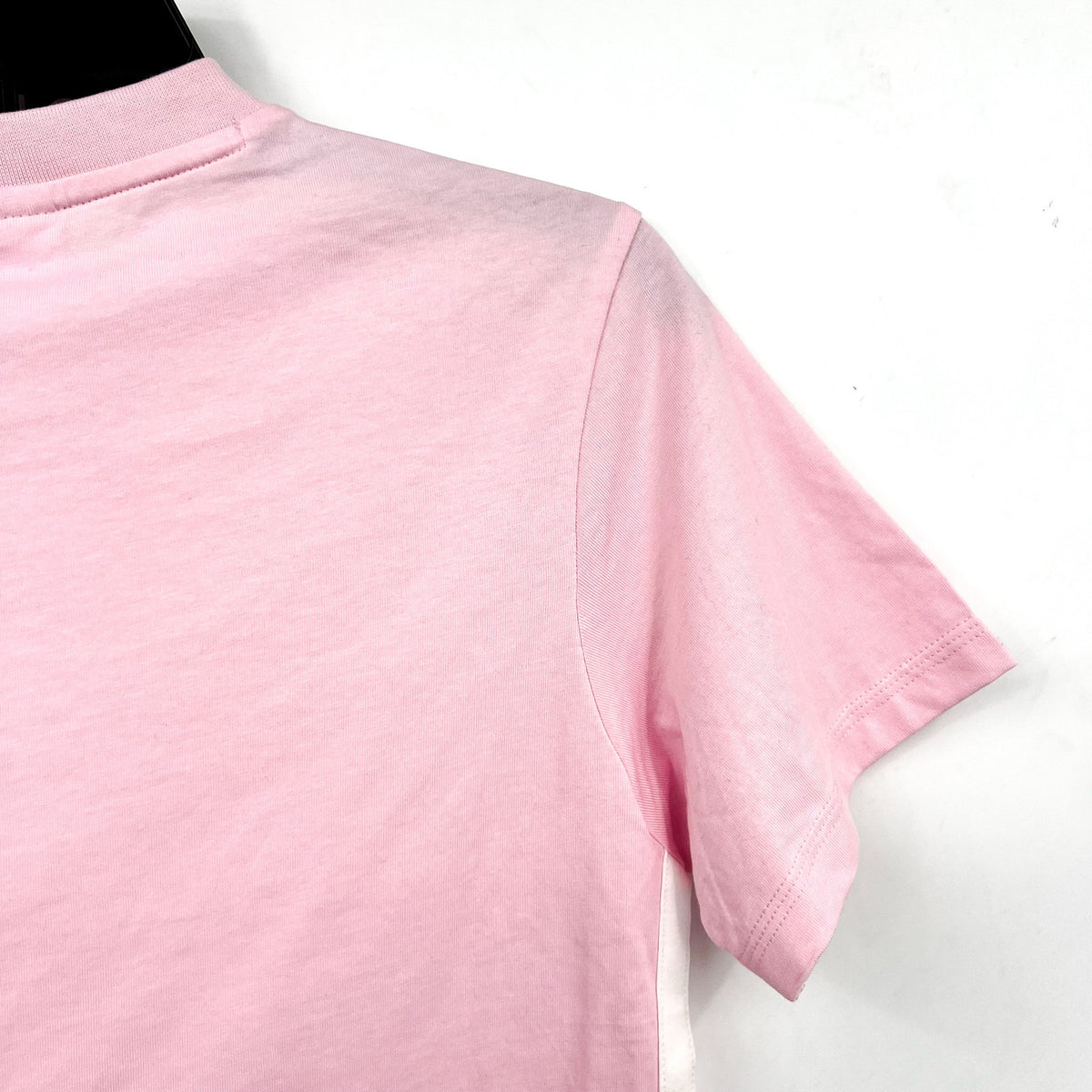 ADIDAS Women's Essentials 3-Stripes Cotton Tee XS Pink White Short Sleeve NWT