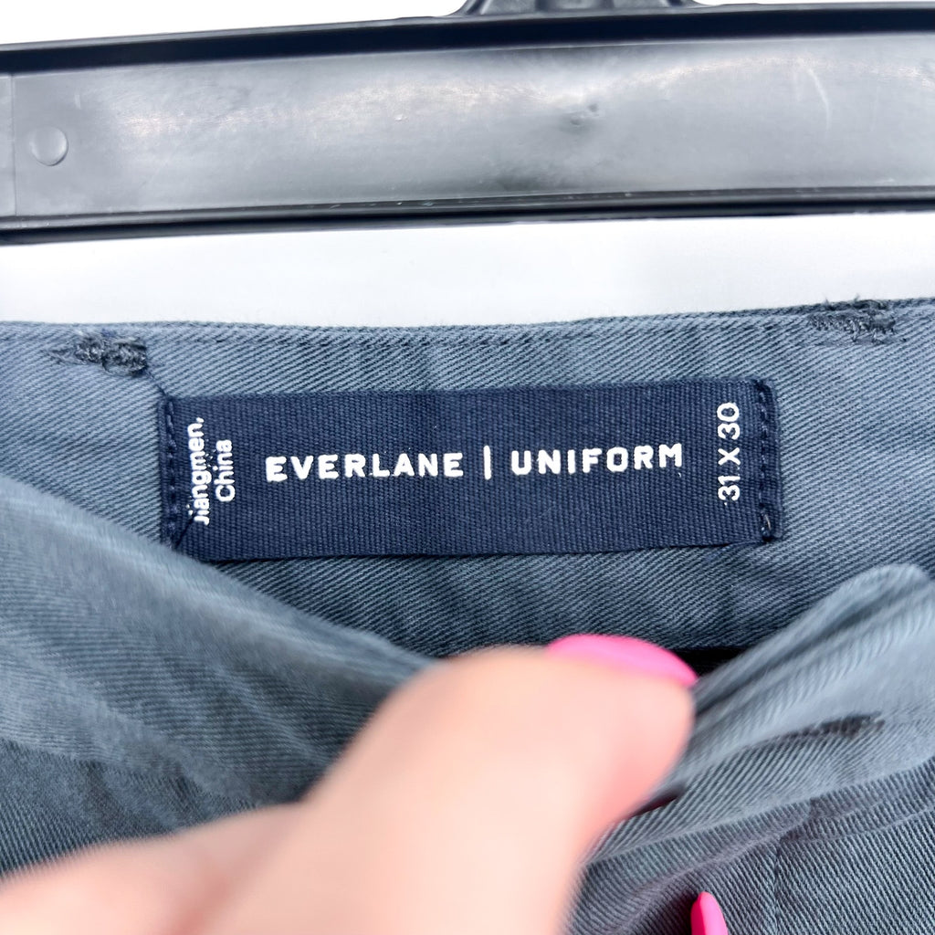 EVERLANE Men's Uniform Performance Chino 31x30 Blue Grey Slim Fit Pants NWT