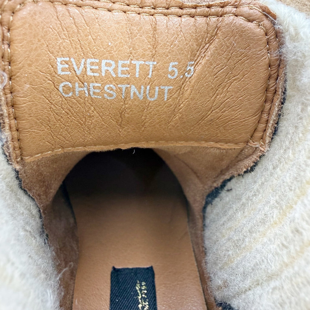 Vintage Havana Womens Everett Ankle Boots Size 5.5 Chestnut Tan Suede NIB