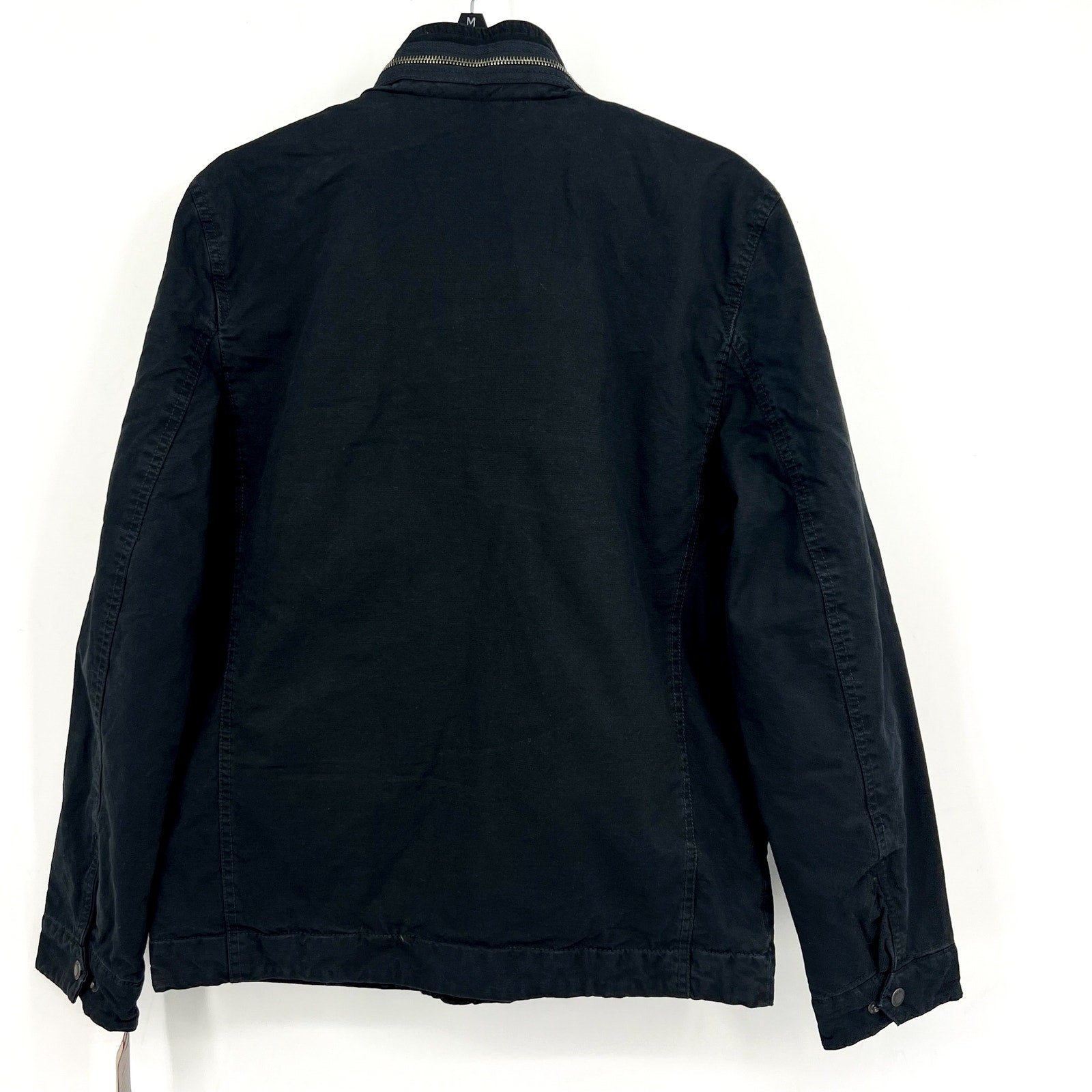 LEVI'S Men's Cotton Utility Jacket Small Dark Navy Blue Zip-Front Lined NWT