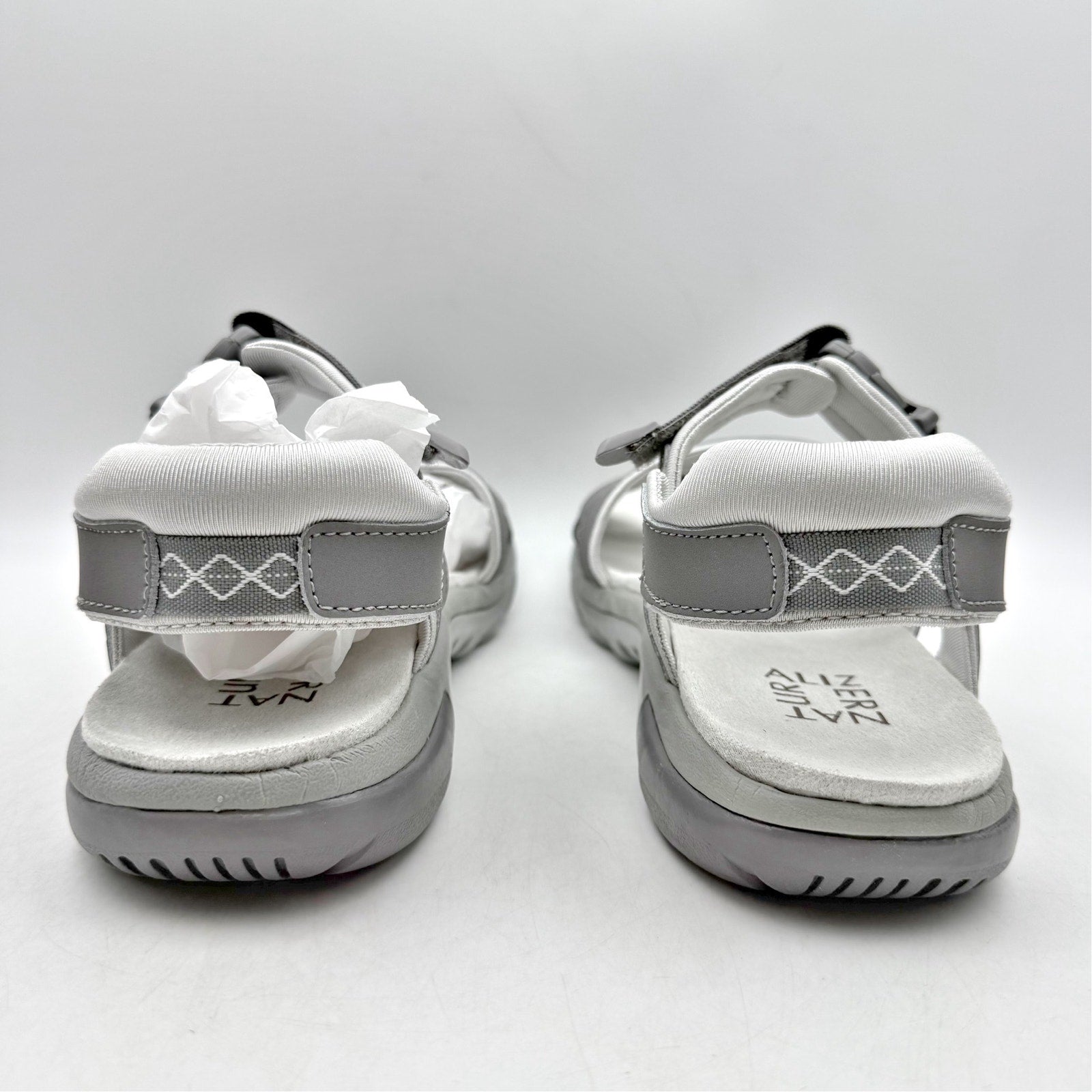 Natuarlizer Womens Angeles III Sports Sandals US 9 M EU 39 Grey Leather NIB