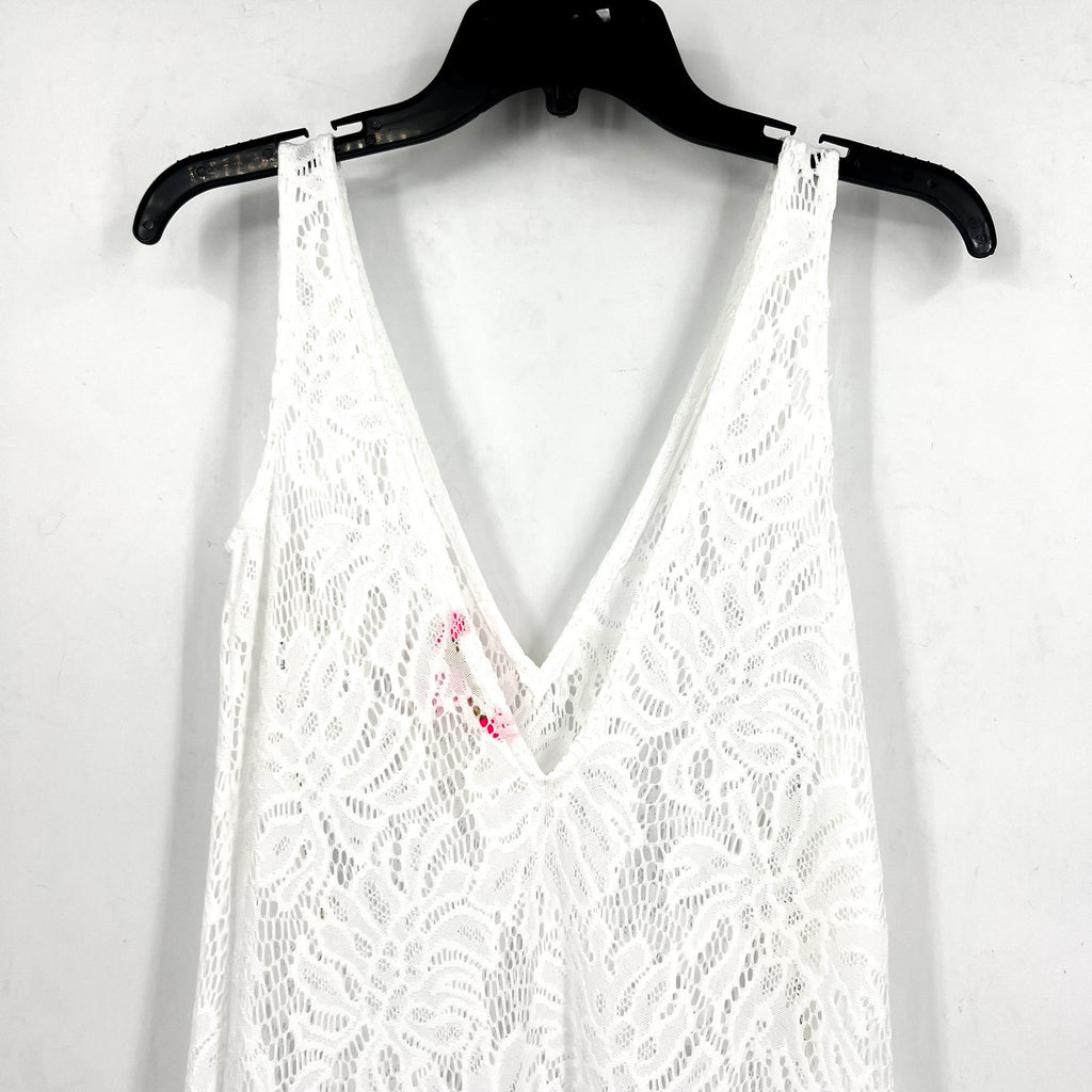 LILLY PULITZER Womens Finnley Lace Cover-up Swim Dress XXS White NWOT