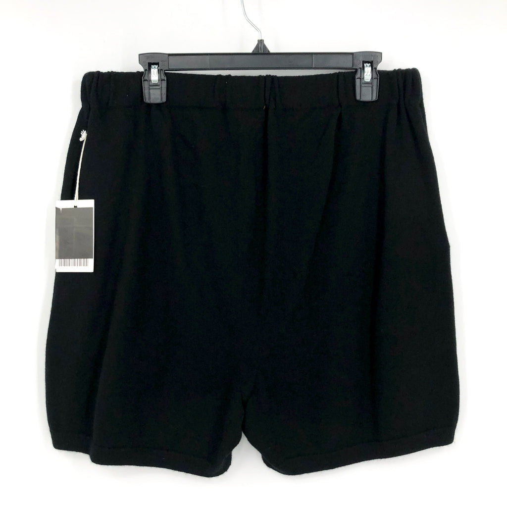ACTIVE CASHMERE Men's Seamless Weight Cashmere Shorts Medium Black NWT