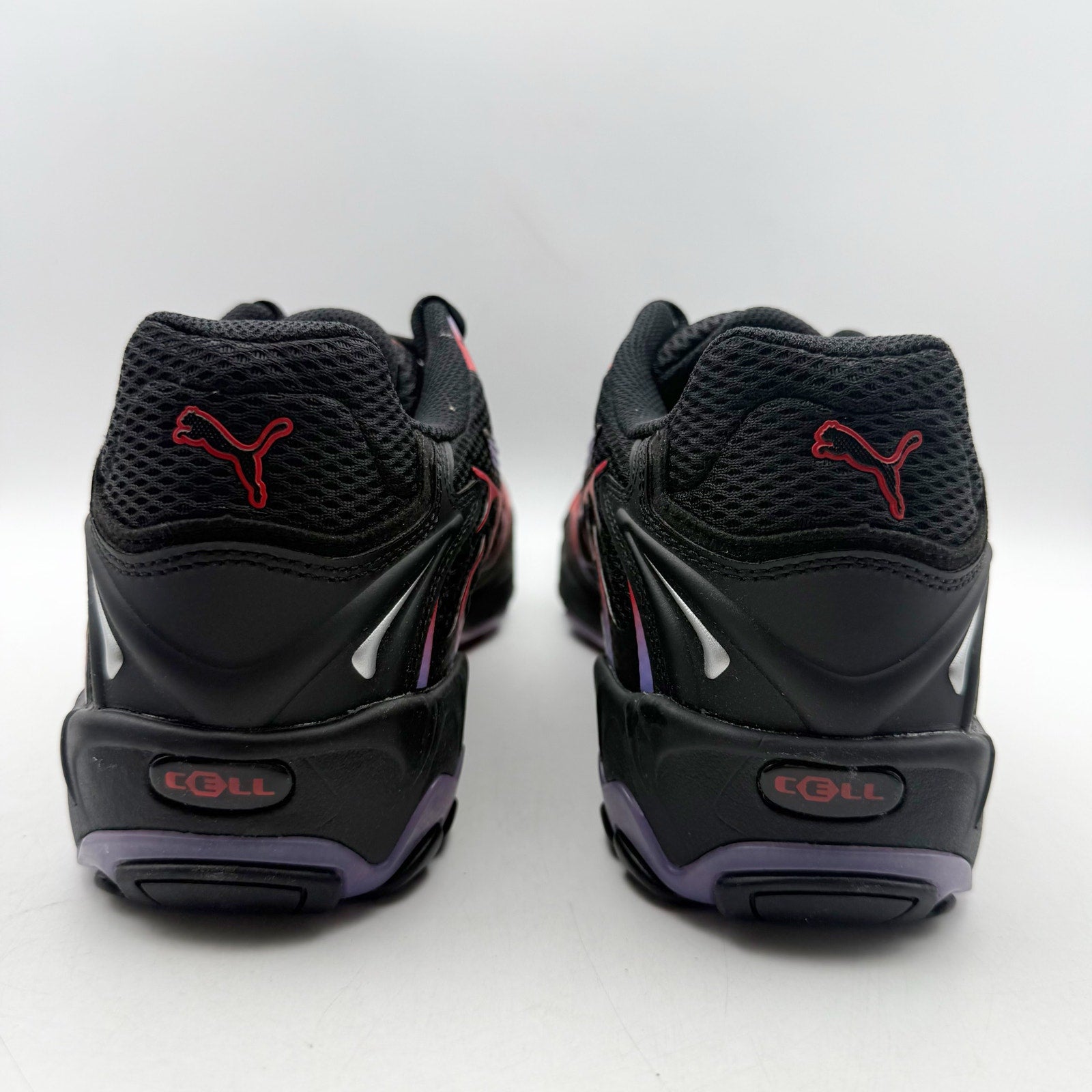 PUMA Mens Inhale Sneakers US 12 EU 46 Black Red Athletic Shoes NIB