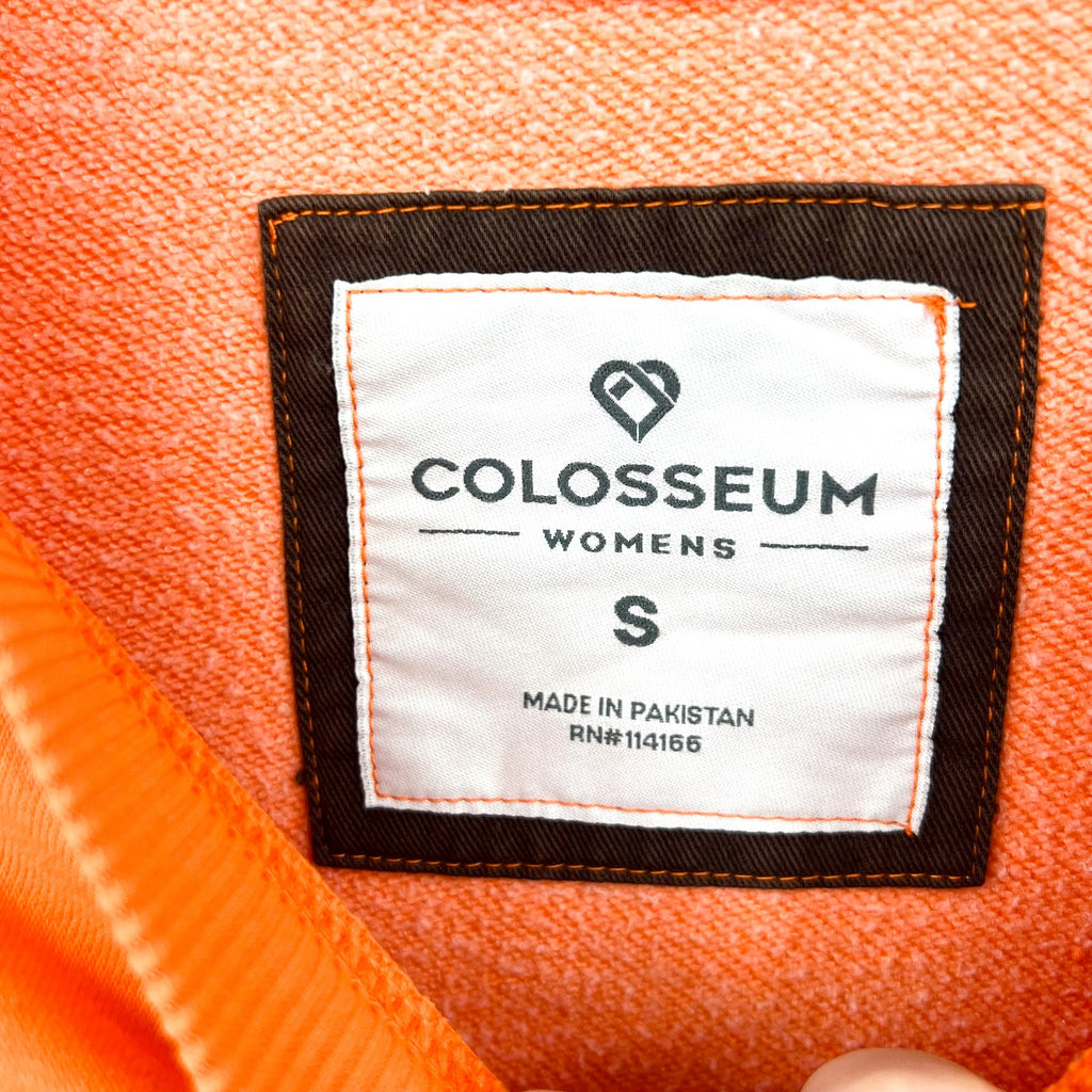 COLOSSEUM Womens Sam Houston State Bearkats Crew Sweatshirt Small Orange NWT