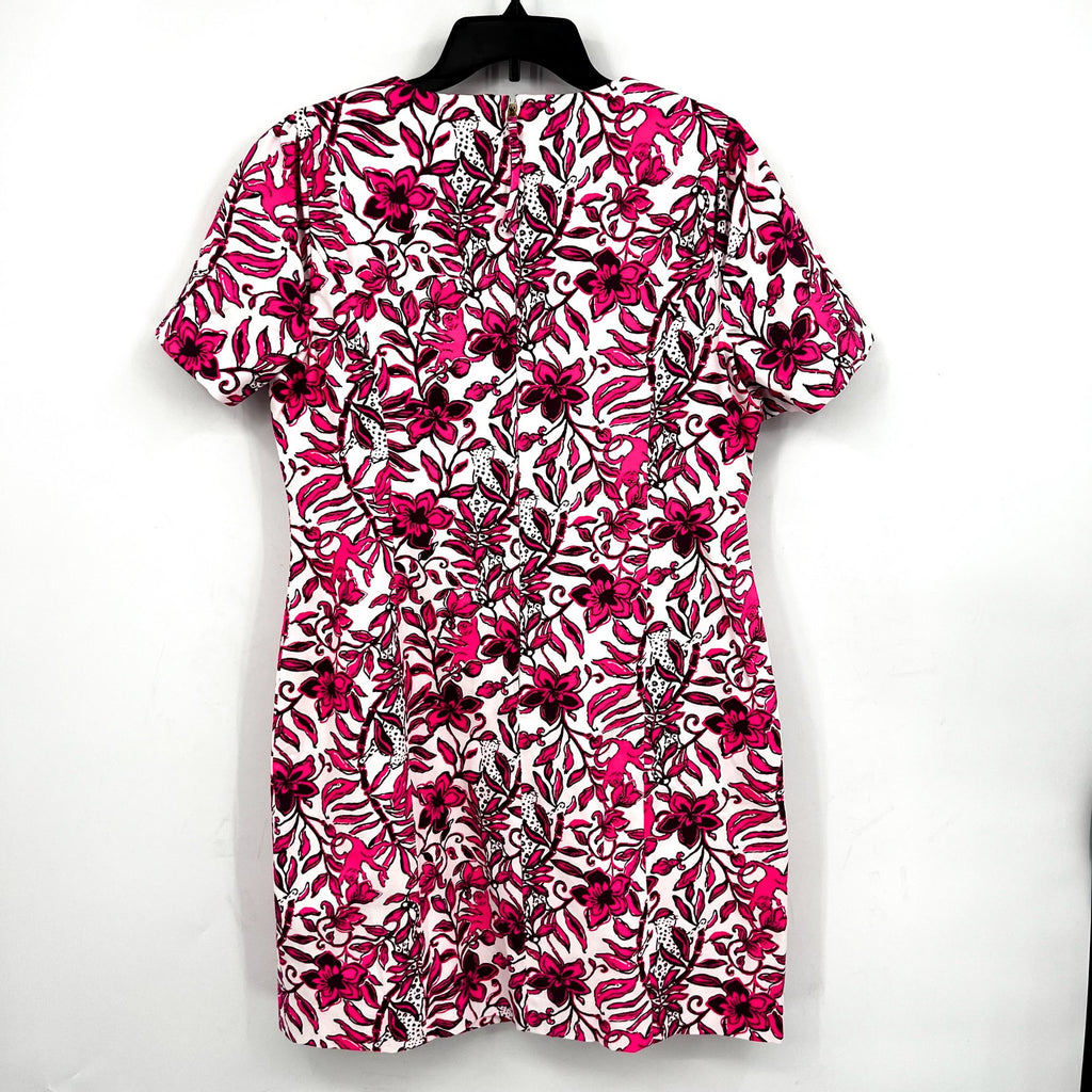 LILLY PULITZER Mila Short Sleeve Dress Size 16 Pink Elderflower Blossom NWT