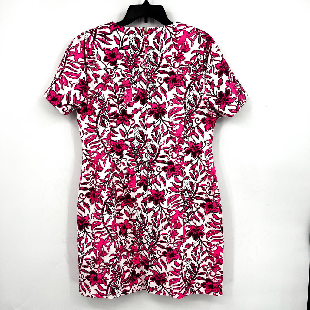 LILLY PULITZER Mila Short Sleeve Dress Size 16 Pink Elderflower Blossom NWT