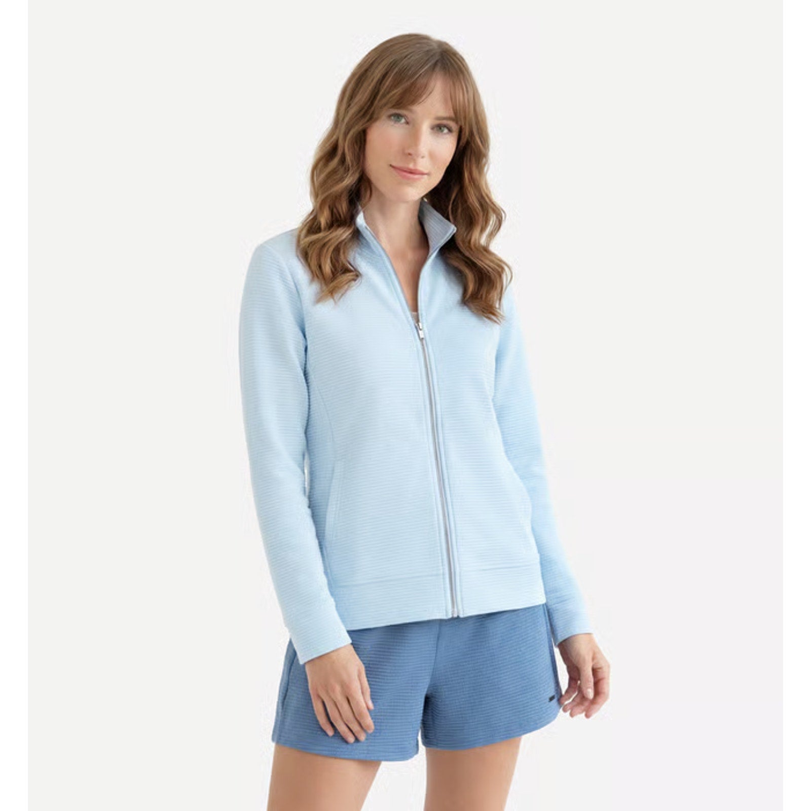 SKECHERS Women's GO WALK Everywhere Jacket Medium Blue Full Zip NWT
