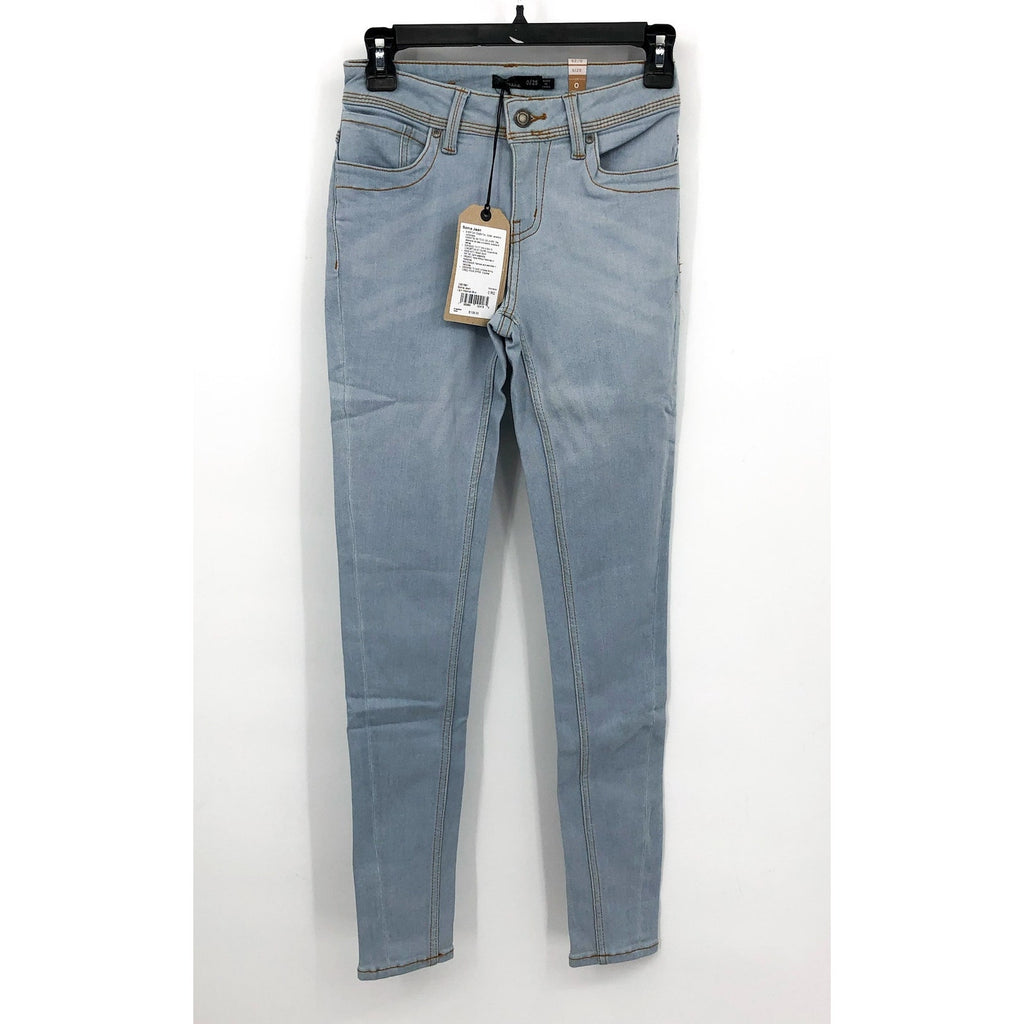 PRANA Women's Soma Skinny Jeans Size 0 25x30 Light Wash Blue Stretch NWT
