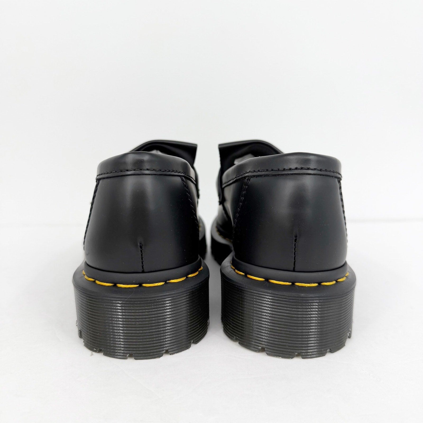 Dr. Martens Womens Audrick Platform Loafers US 11 EU 43 Black Nappa Lux NWOB