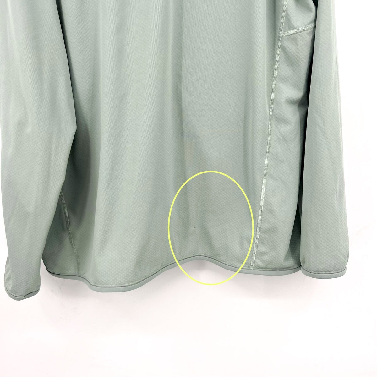 ARC'TERYX Men's Delta Full Zip Fleece Jacket XXL Stone Green Light FLAWS NWOT